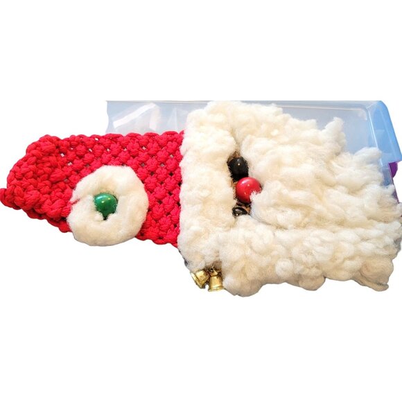 Handmade Crochet Santa Claus Christmas Hanging Decoration vl1007 - Picture 4 of 6